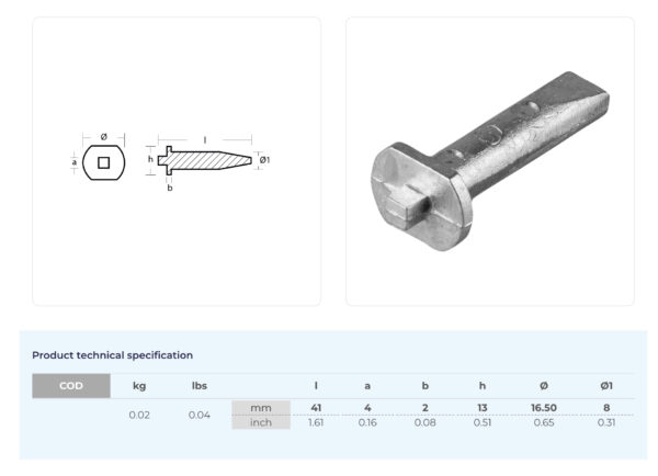 Anod Yamaha 20-250hk - Bild 2