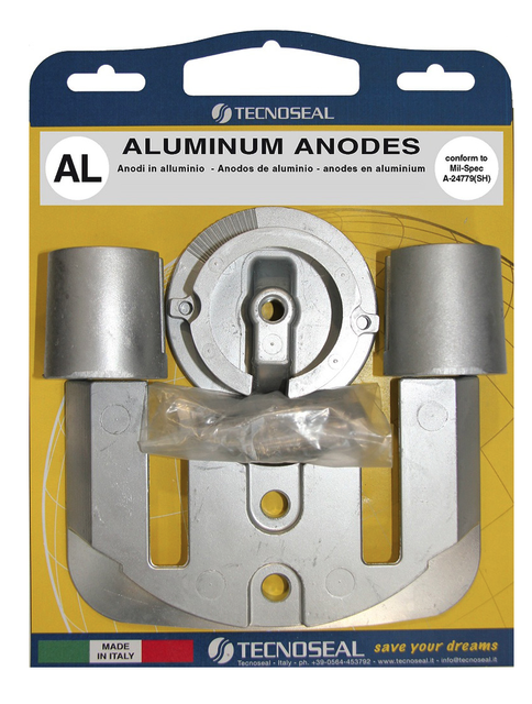Anodkit för Bravo 1. Aluminium