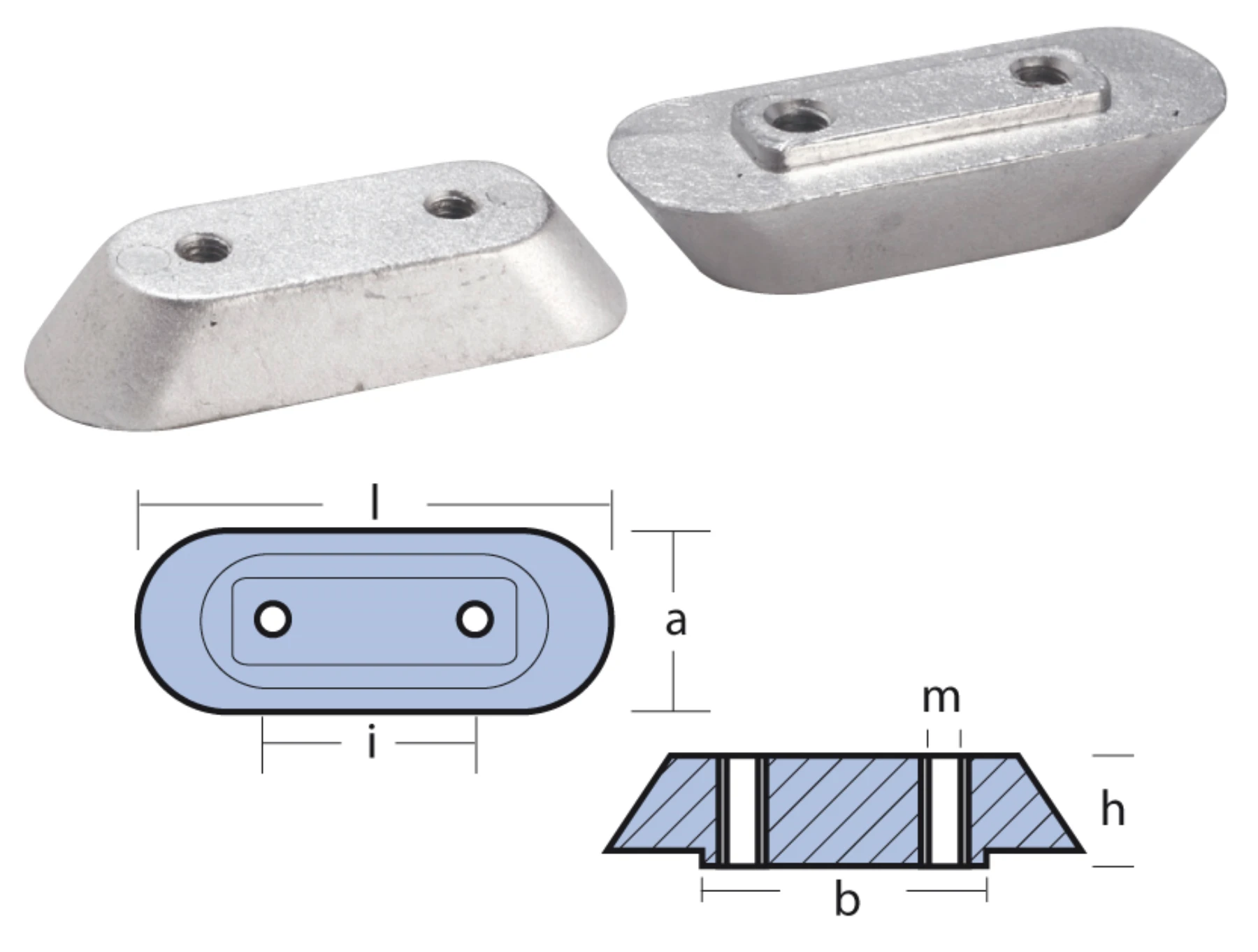 Small plate for Honda 2-15HP
