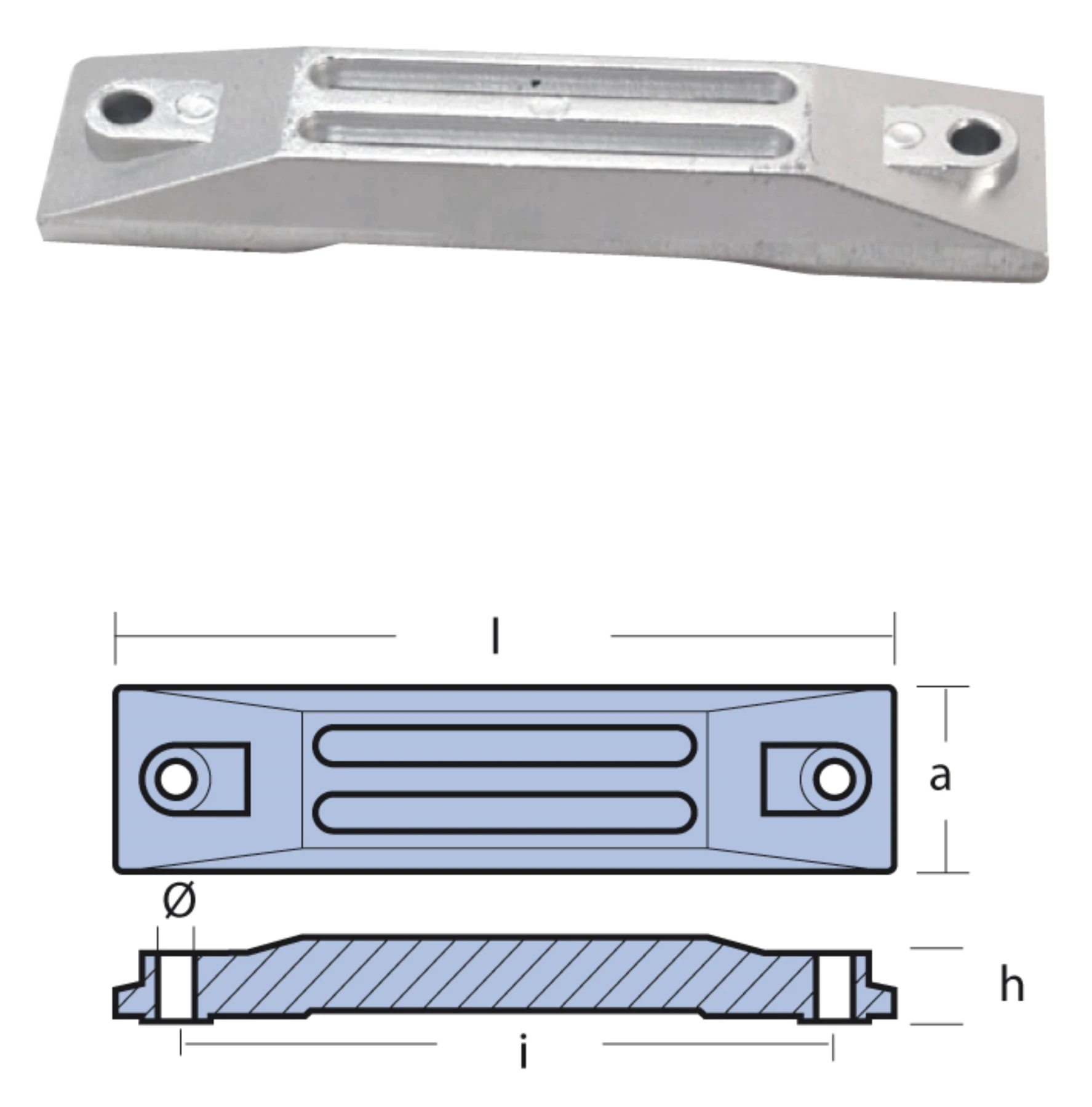Bar for Honda 25-50 HP