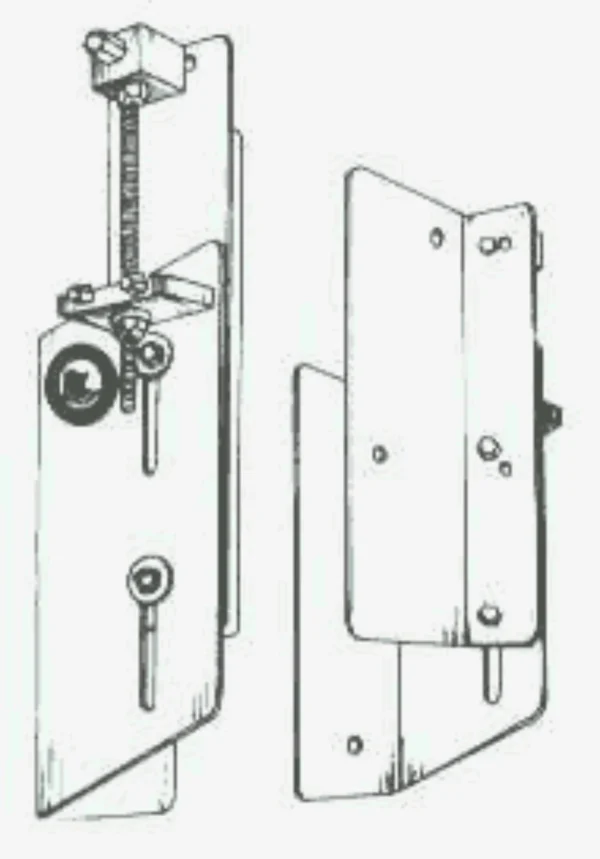  Bob´s Machine Jackplate, 5 tum, Manuell, Heavy duty MJ5. Max 300hk - Bild 3