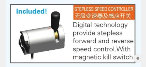 Haswing Armada T10, fjärreglage - Bild 5