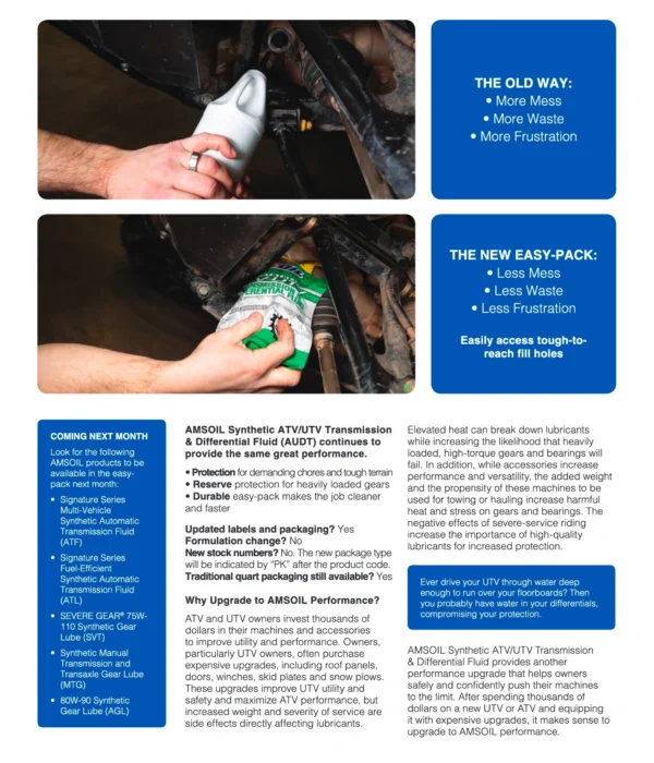 1 liter syntetisk Transmissionsolja - Bild 2