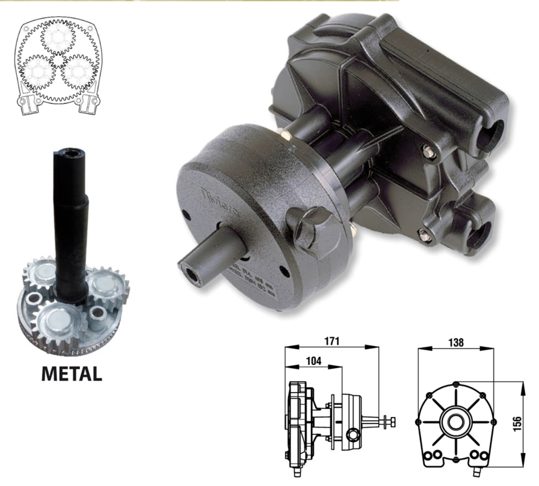 Vajerstyrning, mekanisk SG03