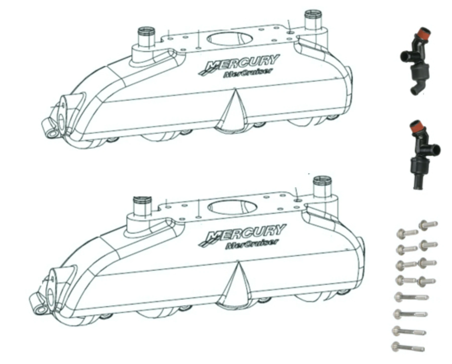 Avgaslimpor original 496