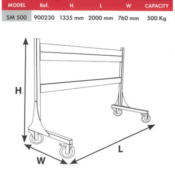 Förvaringsställ SM 500 för Utombordare och växelhus. - Bild 2