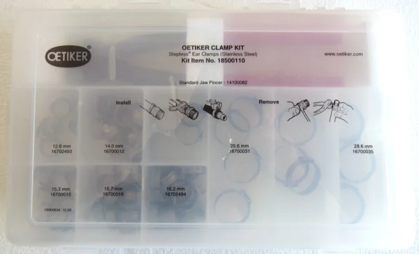 Sortimentlåda slangklämmor, proffs - Bild 2