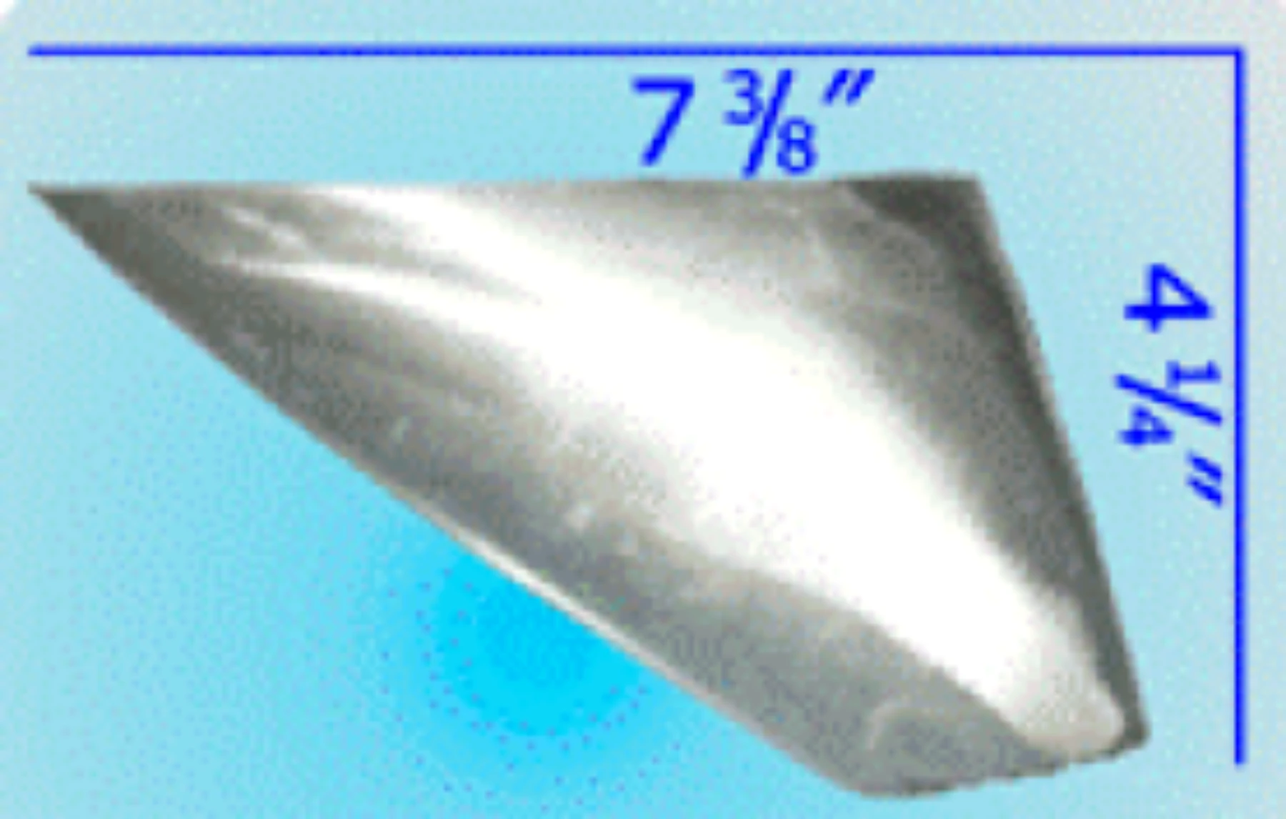 Skeg Honda 40-50hk, 070-H45, 070-SH4550