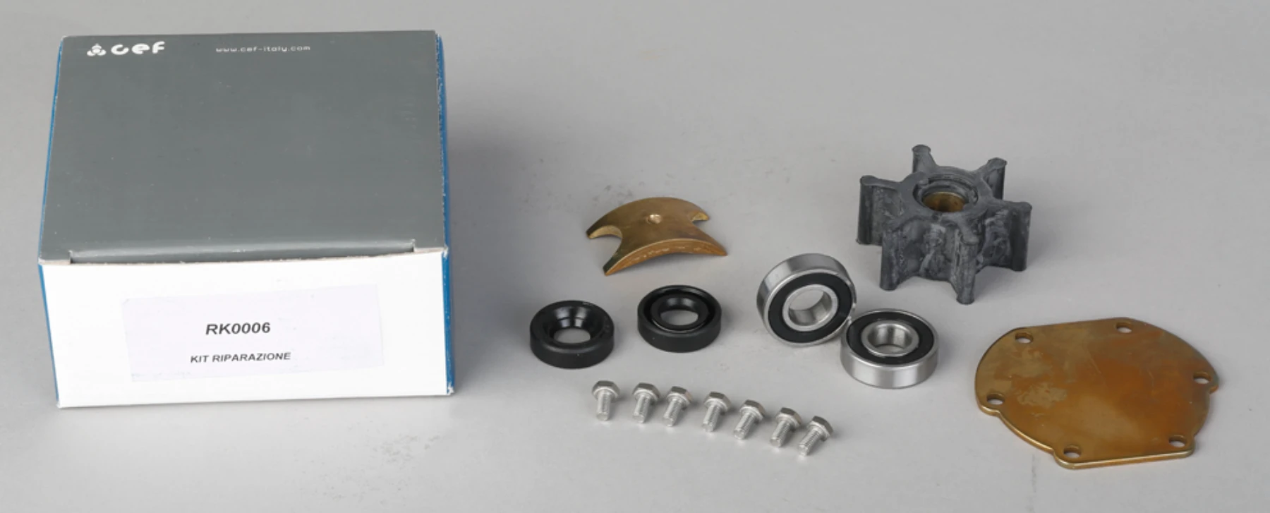 Komplett renoveringssats vattenpump Jabsco/Johnson Pump