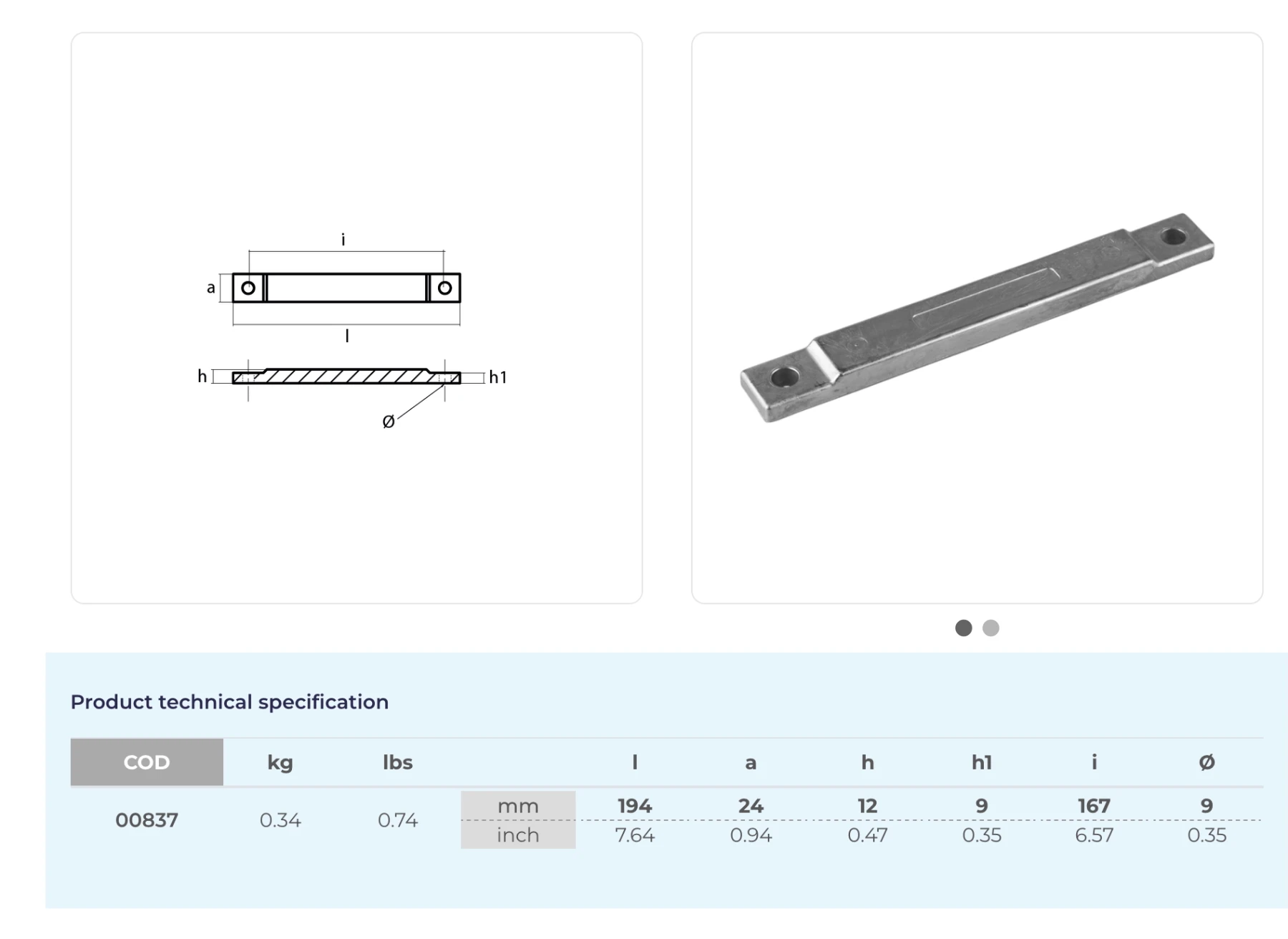 Anod Mercury Verado L6