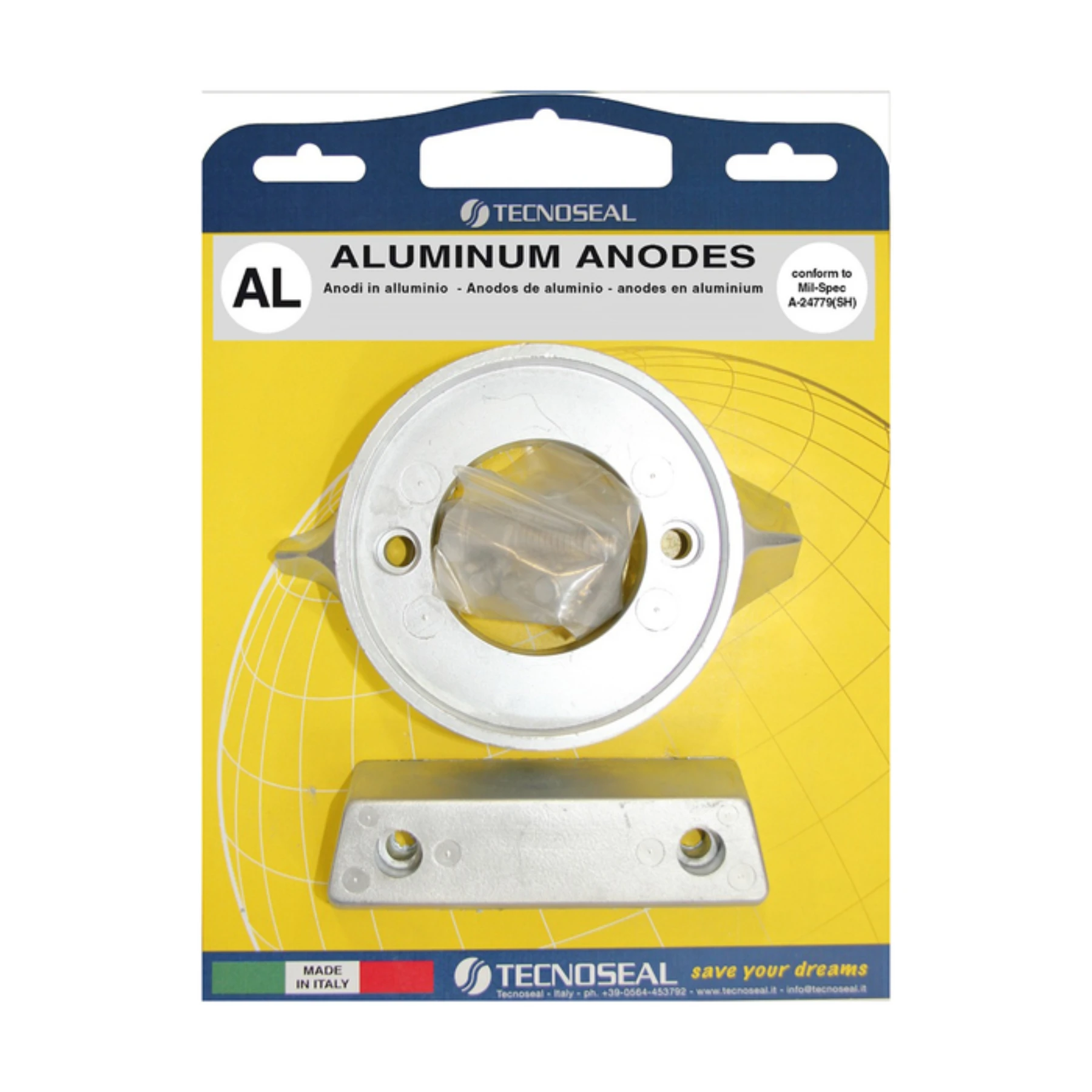 Anodkit Volvo 290 singelprop aluminium