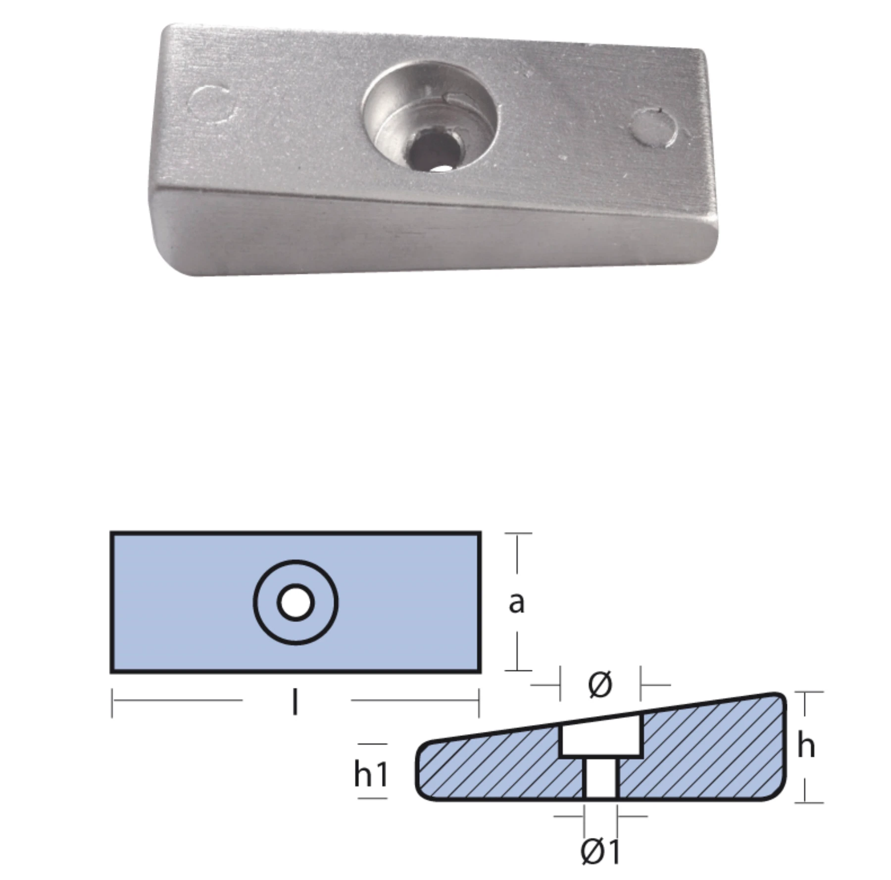 Anod Mercury 35-300hk i aluminium