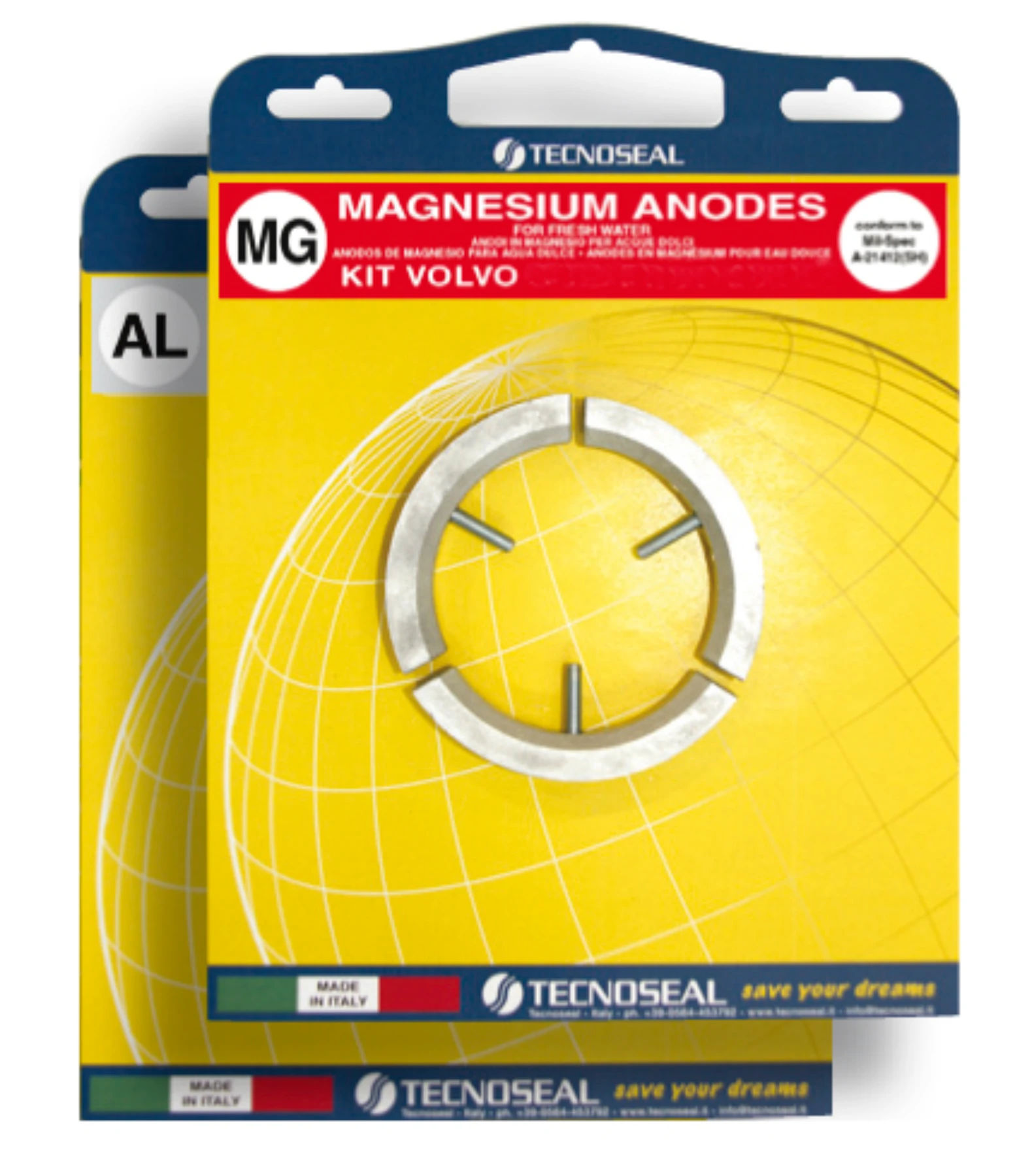 Anodkit för Volvo Segelbåtsdrev Aluminium