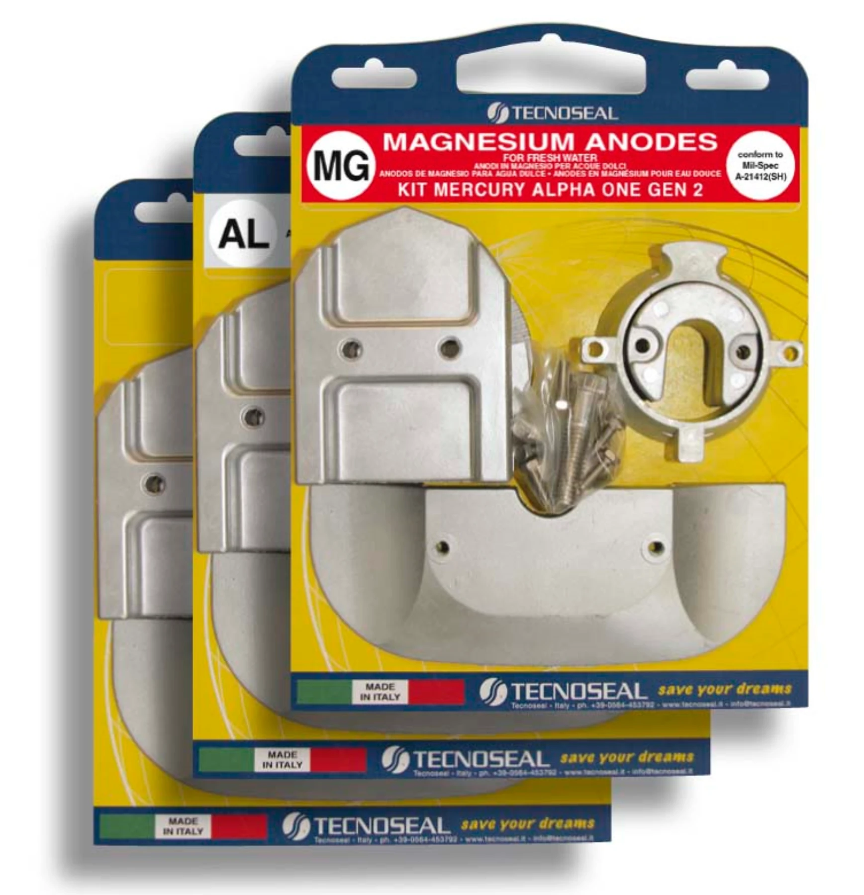 Anodkit för Alpha Gen 2, Magnesium
