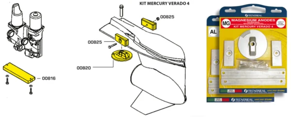 Anodkit Verado / Optimax - Bild 2