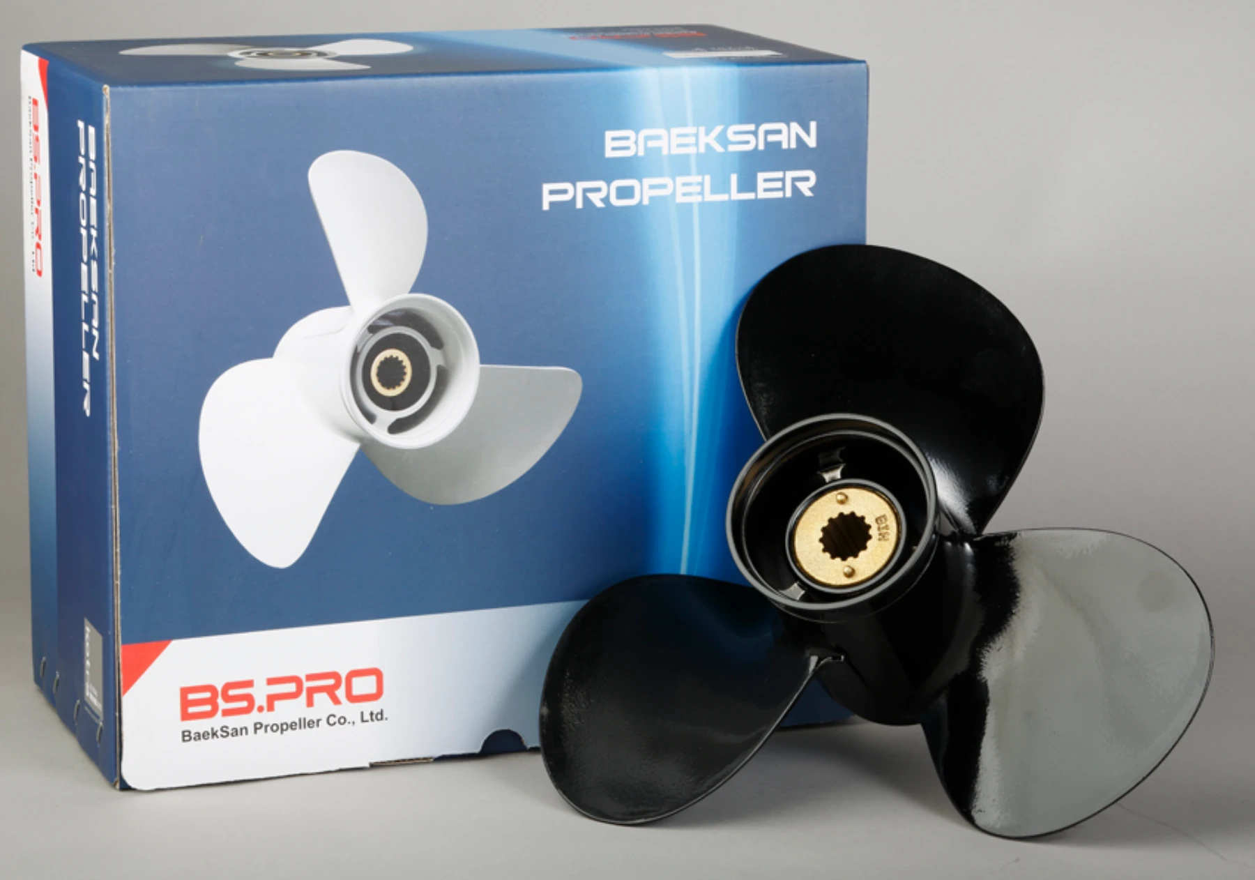 3-bl båtpropeller till Mercury stigning 10 tum