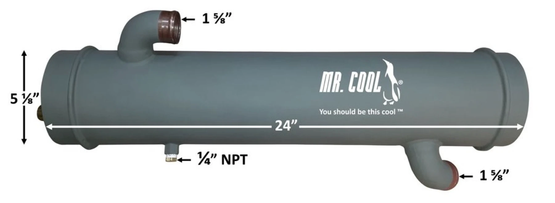 Värmeväxlare Volvo Penta (3586706, 3582764, 3580886)