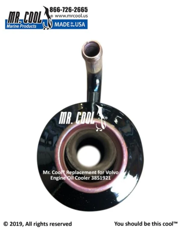 Oljekylare Volvo Penta (3851921, 3852840) - Bild 2