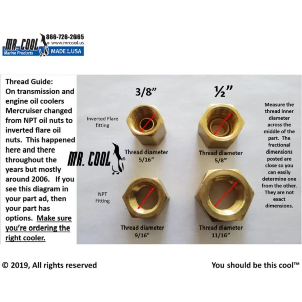 Mercruiser Oljekylare Mr Cool - Bild 3