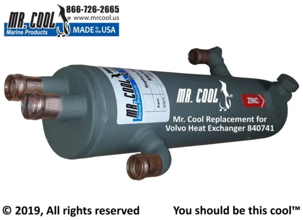 Värmeväxlare Volvo Penta (840741, 859360) - Bild 2