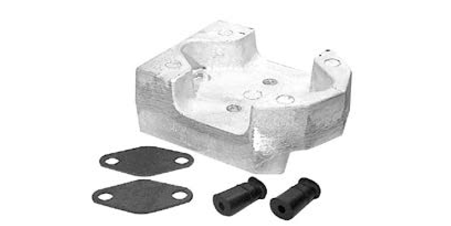 tear drop weld-on anode 0,39kg
