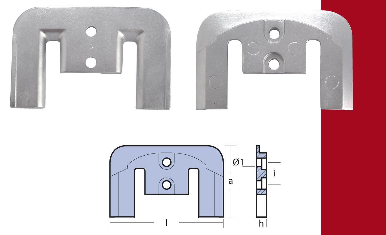 Manifold mounting kit Ford V8