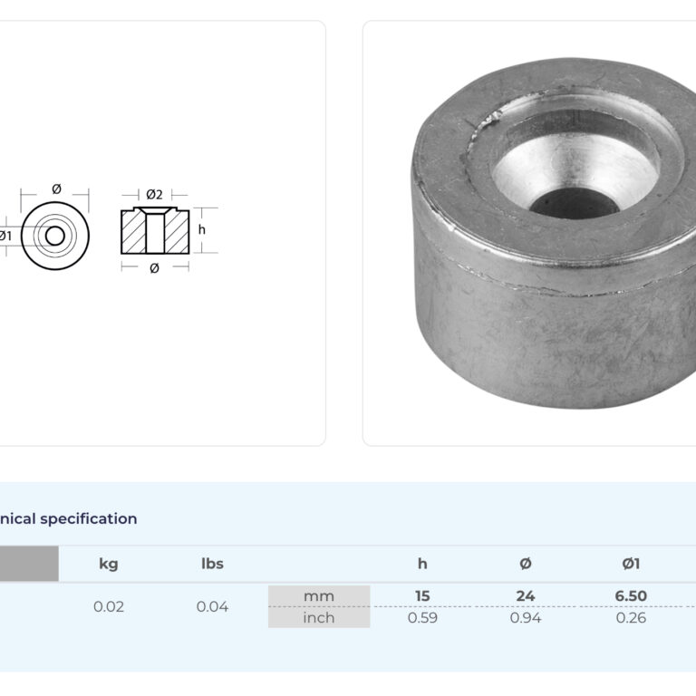 Honda 8-40hk Aluminium.