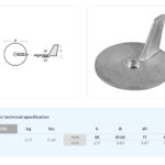Magnesiumanod Yamaha 20-50hk