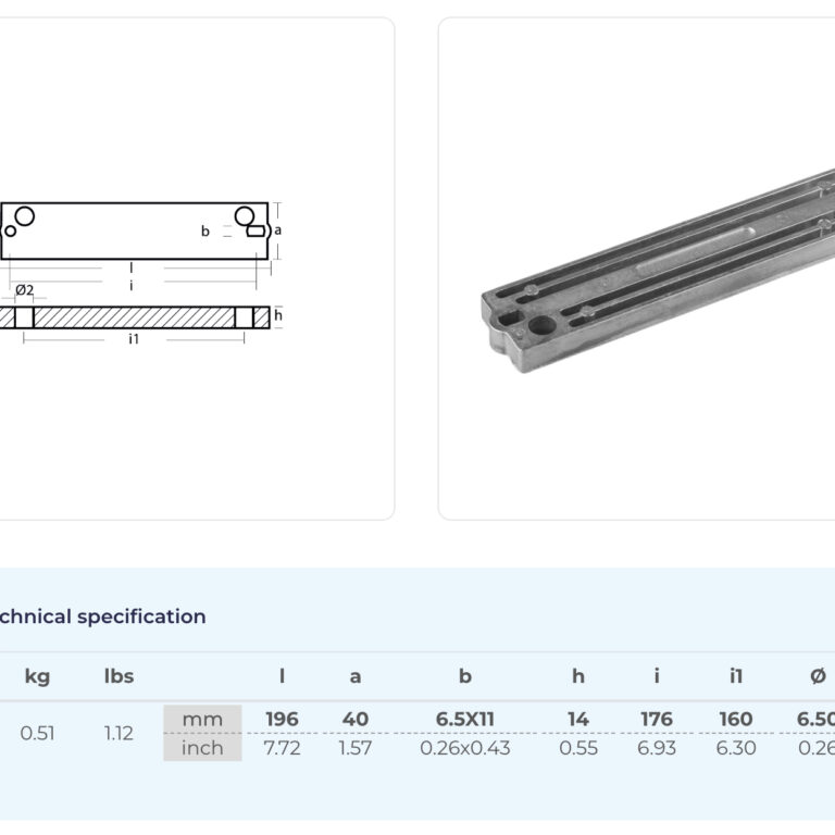Anod Tohatsu 40-140hk