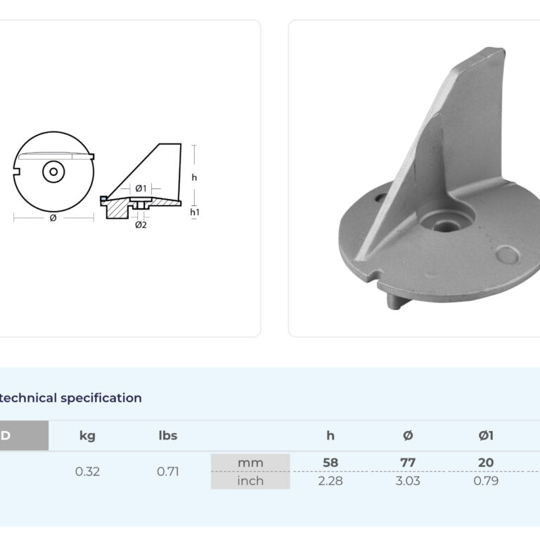 Anod Tohatsu 25-50hk