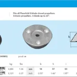 Flex-o-fold propeller nut