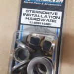 Monteringskit med muttrar/brickor drev