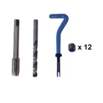 Gängtapp med insatsgängor för oljeplugg