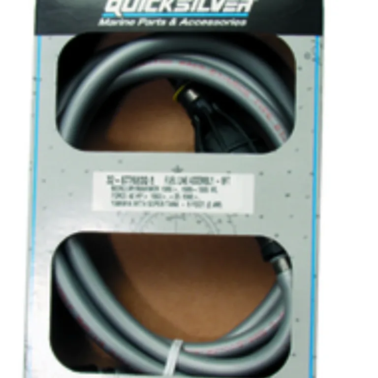 Komplett bränsleslang med blåsa och anslutning till Mercury, 2,44m