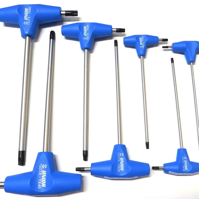 Torxnyckelsats med T-handtag, TX10 – TX45