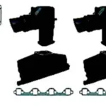 Komplett kit Avgaslimpor med höga knän