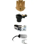 Fördelarlock, rotor, brytarspetsar och kondensator OMC Raka 6:or