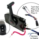 Sidomonterat reglage med power trim 8-PIN
