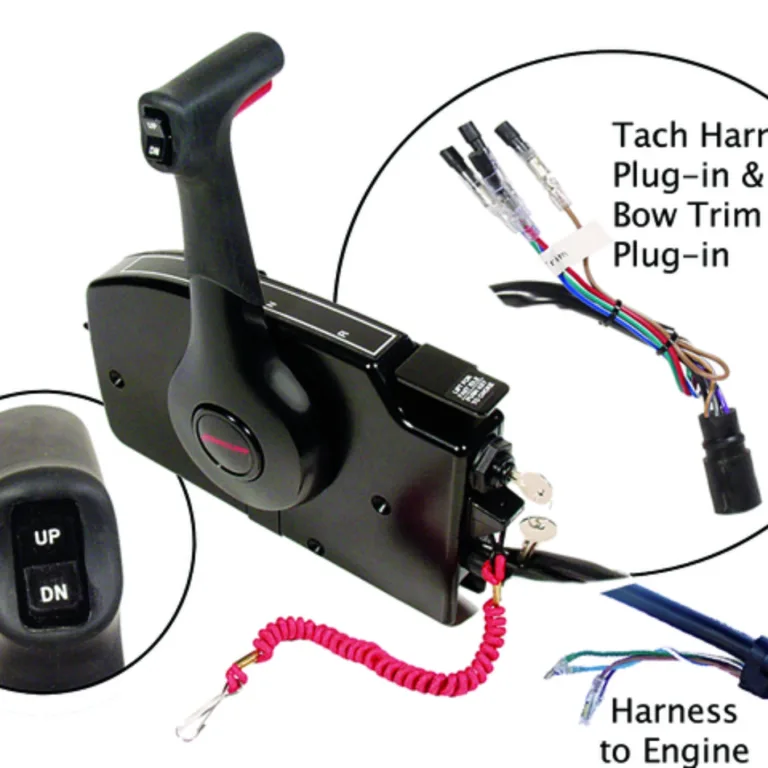 Sidomonterat reglage med power trim 8-PIN