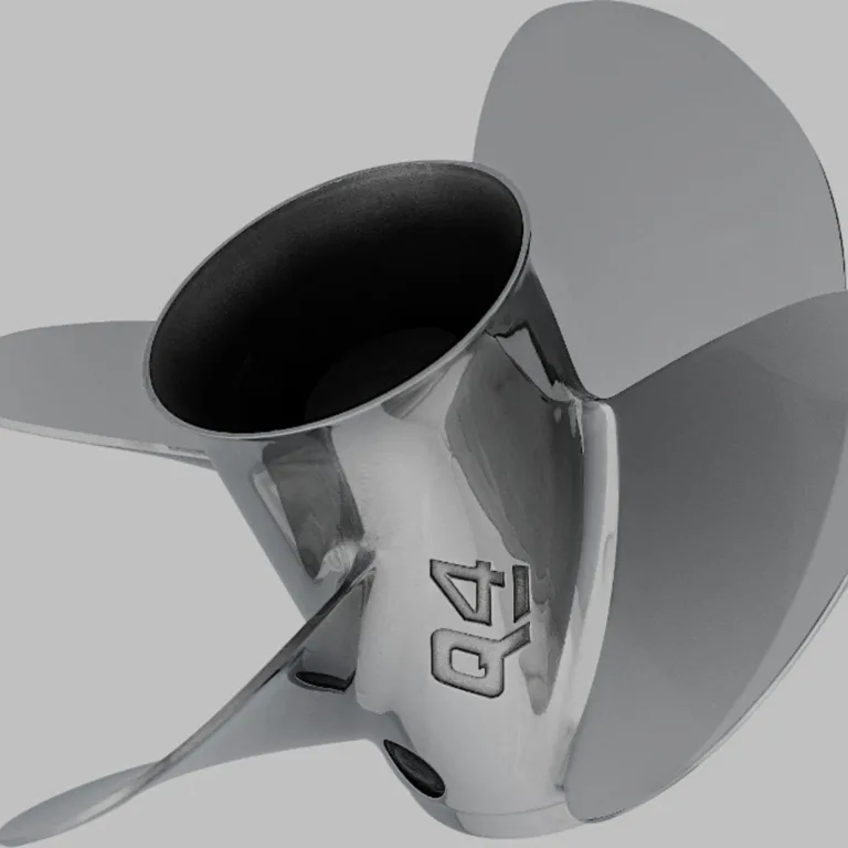 4-bl rostfri båtpropeller stigning 21 tum