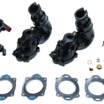 Avgasknä kit med 6 tum risers