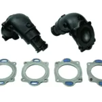 Avgasknä kit med 2 tum risers