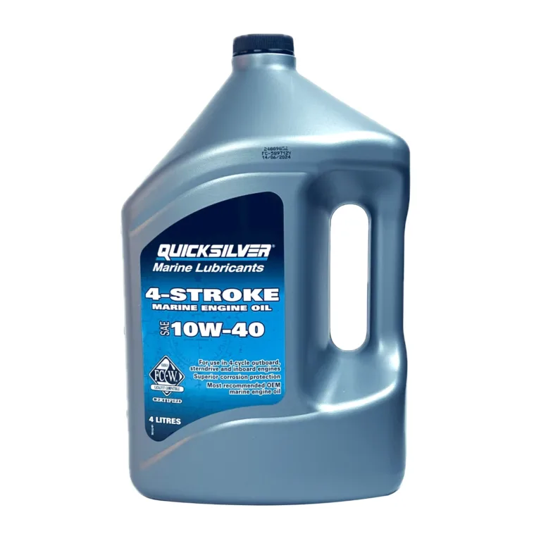 Quicksilver motorolja, 10W40, mineral. 4 liter.