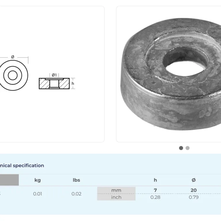 Anod Mercury 4,5hk i magnesium