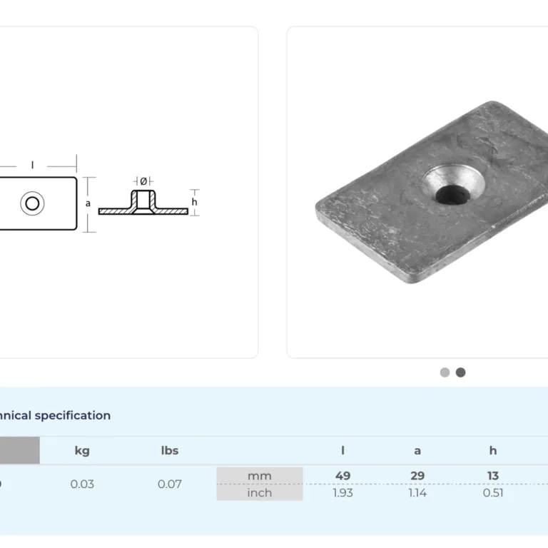 Anod Mercury 4,5-9hk i zink
