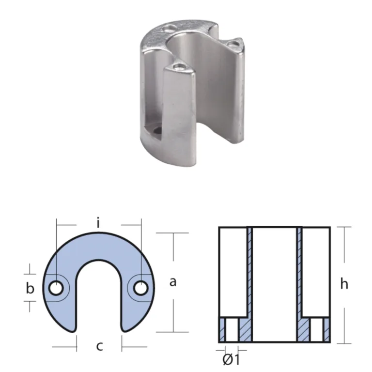 Anod Mercruiser Bravo 1/2/3 i aluminium