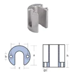 Anod Mercruiser Bravo 1/2/3 i magnesium
