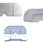 Anod Mercruiser Alpha One gen 2 i aluminium