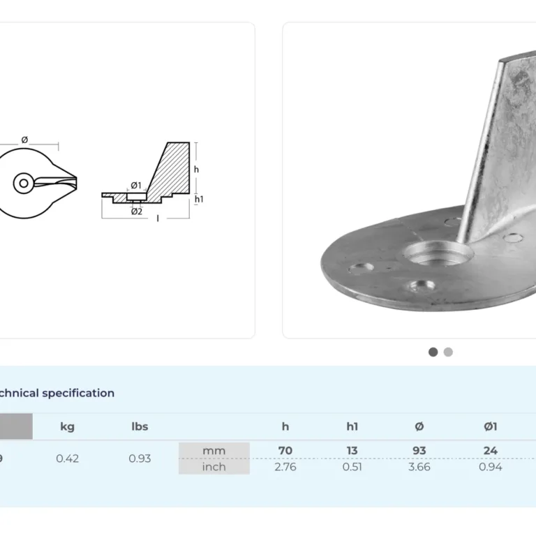 Anod Mercury 25-50hk i aluminium