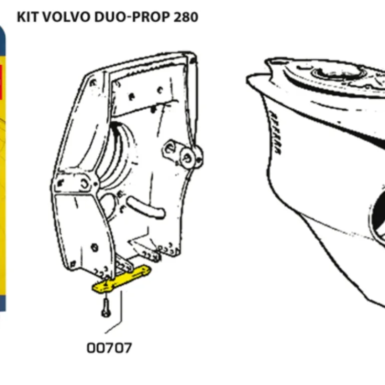 Anodkit för Volvo 280 duoprop aluminium
